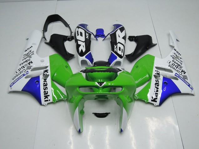 Green White 1994-1997 Kawasaki ZX9R Motorcycle Fairings Green White 1994-1997 Kawasaki ZX9R Motorcycle Fairings