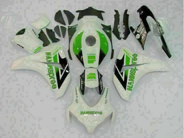 Green White 2008-2011 Honda CBR1000RR Motorcycle Bodywork Green White 2008-2011 Honda CBR1000RR Motorcycle Bodywork