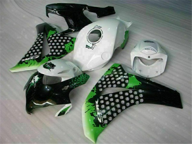 Green White 2008-2011 Honda CBR1000RR Motorcycle Fairings Green White 2008-2011 Honda CBR1000RR Motorcycle Fairings