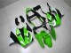 Green White Black 2000-2002 Kawasaki ZX6R Motorcycle Fairings Green White Black 2000-2002 Kawasaki ZX6R Motorcycle Fairings