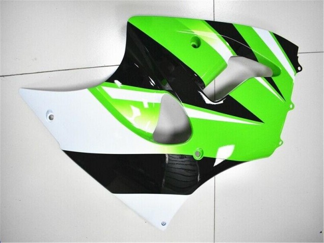 Green White Black 2000-2002 Kawasaki ZX6R Motorcycle Fairings Green White Black 2000-2002 Kawasaki ZX6R Motorcycle Fairings