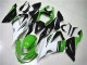 Green White Black 2013-2018 Kawasaki ZX6R Motorcycle Fairings