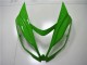 Green White Black 2013-2018 Kawasaki ZX6R Motorcycle Fairings