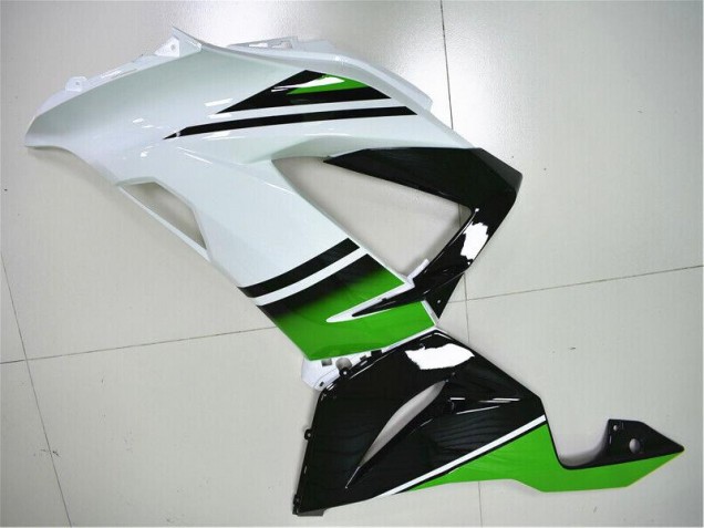 Green White Black 2013-2018 Kawasaki ZX6R Motorcycle Fairings