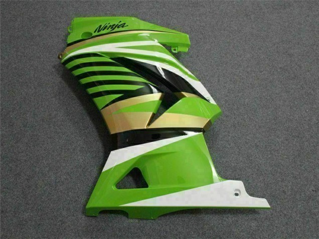 Green White Black Ninja 2008-2012 Kawasaki EX250 Motorcycle Fairings Green White Black Ninja 2008-2012 Kawasaki EX250 Motorcycle Fairings