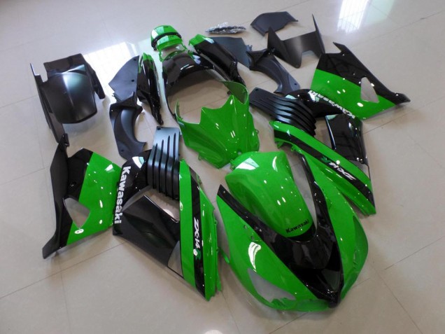 Green and Black 2006-2011 Kawasaki ZX14R ZZR1400 Motorcycle Fairings Green and Black 2006-2011 Kawasaki ZX14R ZZR1400 Motorcycle Fairings