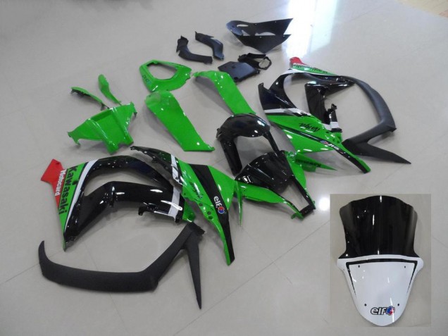 Green and Black 2011-2015 Kawasaki ZX10R Motorcycle Fairing Green and Black 2011-2015 Kawasaki ZX10R Motorcycle Fairing