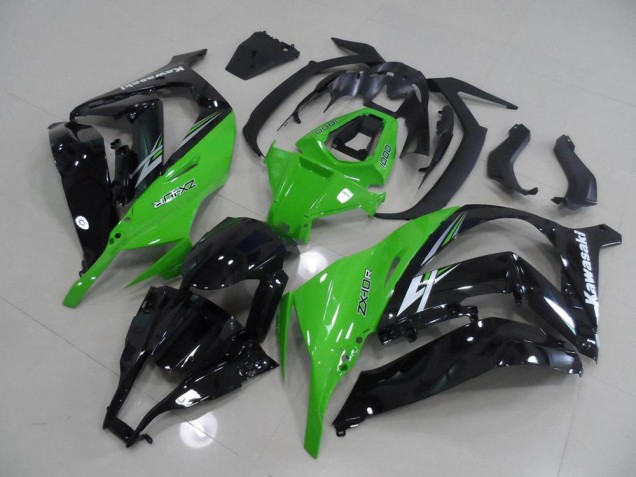 Green and Black 2011-2015 Kawasaki ZX10R Motorcycle Fairings Green and Black 2011-2015 Kawasaki ZX10R Motorcycle Fairings