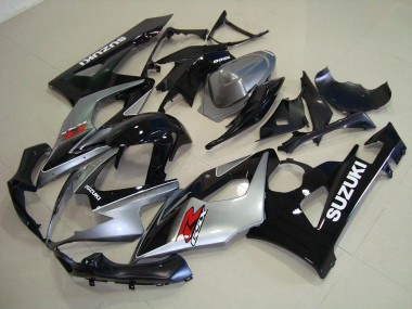 Grey Black 2005-2006 Suzuki GSXR 1000 Full Motorcycle Fairing Kits
