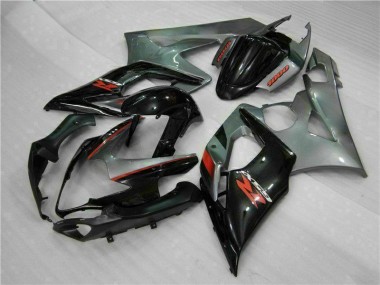 Grey Black 2005-2006 Suzuki GSXR 1000 Motorcycle Bodywork