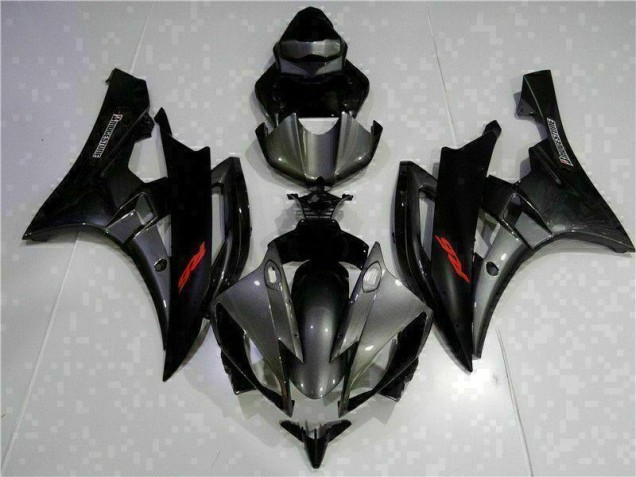 Grey Black 2006-2007 Yamaha YZF R6 Motorcycle Fairing Grey Black 2006-2007 Yamaha YZF R6 Motorcycle Fairing