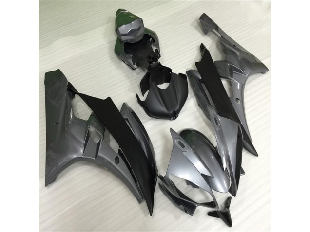 Grey Black 2006-2007 Yamaha YZF R6 Motorcycle Fairings Grey Black 2006-2007 Yamaha YZF R6 Motorcycle Fairings
