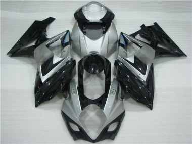 Grey Black 2007-2008 Suzuki GSXR 1000 Motorcycle Fairings