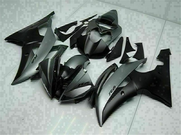 Grey Black 2008-2016 Yamaha YZF R6 Motorcycle Fairings Grey Black 2008-2016 Yamaha YZF R6 Motorcycle Fairings