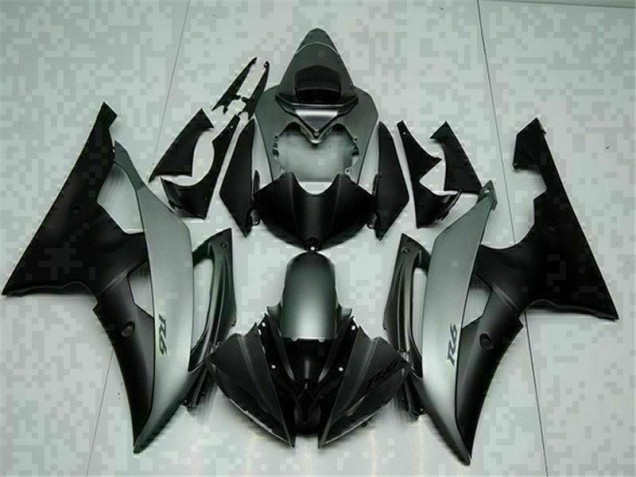 Grey Black 2008-2016 Yamaha YZF R6 Motorcycle Fairings Grey Black 2008-2016 Yamaha YZF R6 Motorcycle Fairings