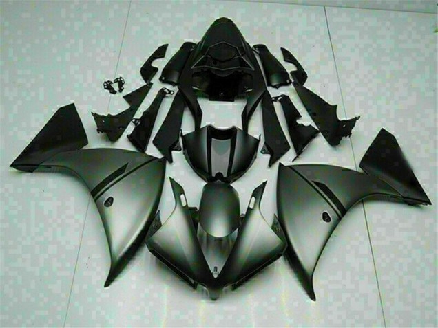 Grey Black 2012-2014 Yamaha YZF R1 Motorcycle Fairings Grey Black 2012-2014 Yamaha YZF R1 Motorcycle Fairings