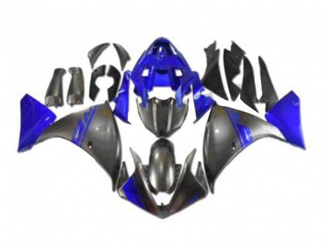 Grey Blue 2009-2011 Yamaha YZF R1 Motorcycle Fairings Grey Blue 2009-2011 Yamaha YZF R1 Motorcycle Fairings