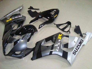 Grey Silver 2003-2004 Suzuki GSXR 1000 Motorcycle Fairings