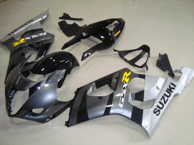 Grey Silver 2003-2004 Suzuki GSXR 1000 Motorcycle Fairings Grey Silver 2003-2004 Suzuki GSXR 1000 Motorcycle Fairings
