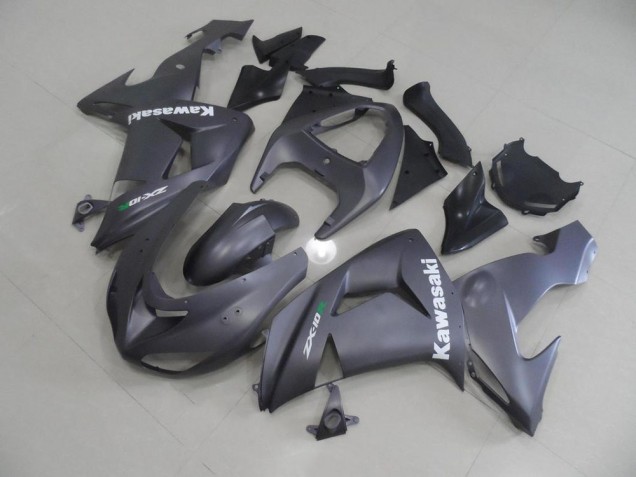 Grey with White Decals 2006-2007 Kawasaki ZX10R Motorcycle Fairings Grey with White Decals 2006-2007 Kawasaki ZX10R Motorcycle Fairings