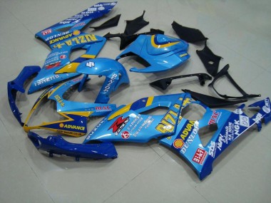 Light Blue Rizla 2005-2006 Suzuki GSXR 1000 Motorcycle Fairings