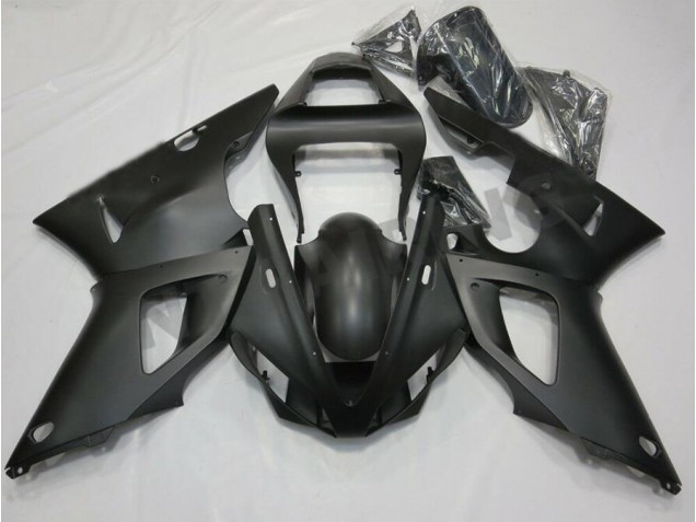 Matte Black 2000-2001 Yamaha YZF R1 Motorcycle Fairings