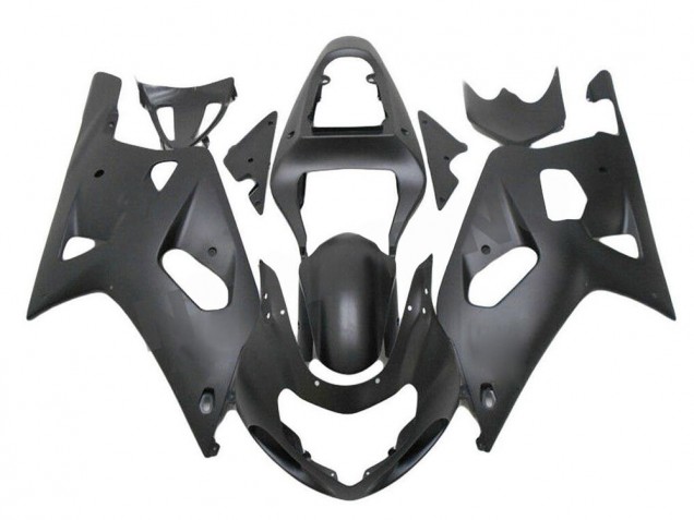 Matte Black 2001-2003 Suzuki GSXR 600/750 Motorcycle Fairings Matte Black 2001-2003 Suzuki GSXR 600/750 Motorcycle Fairings