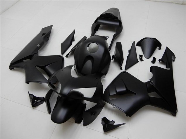 Matte Black 2003-2004 Honda CBR600RR Motorcycle Fairing Matte Black 2003-2004 Honda CBR600RR Motorcycle Fairing