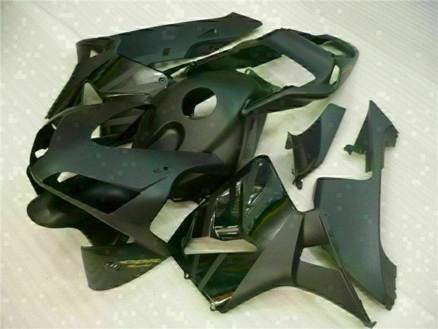 Matte Black 2003-2004 Honda CBR600RR Motorcycle Fairings Matte Black 2003-2004 Honda CBR600RR Motorcycle Fairings