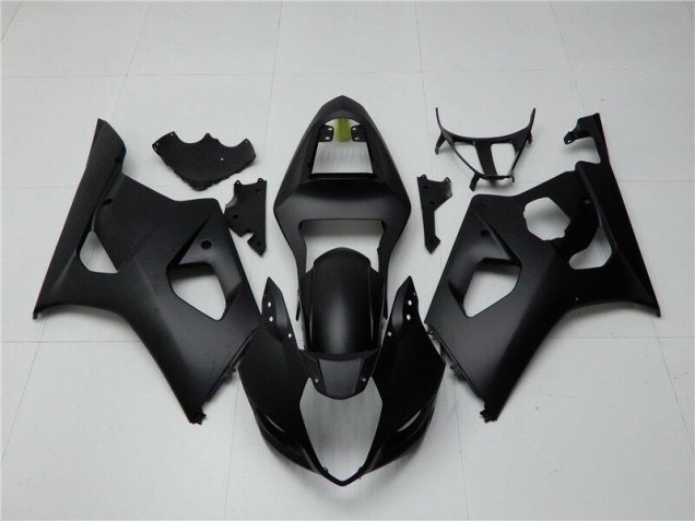 Matte Black 2003-2004 Suzuki GSXR 1000 Motorcycle Bodywork Matte Black 2003-2004 Suzuki GSXR 1000 Motorcycle Bodywork