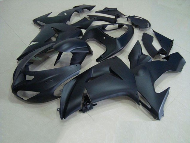 Matte Black 2006-2007 Kawasaki ZX10R Motorcycle Fairing Matte Black 2006-2007 Kawasaki ZX10R Motorcycle Fairing