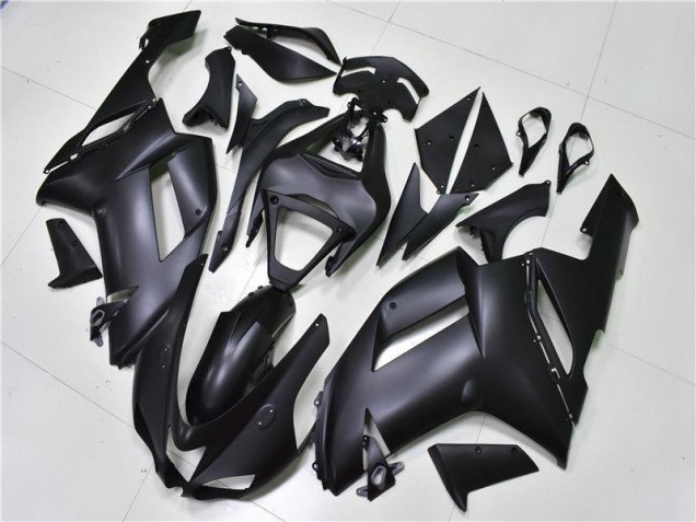 Matte Black 2007-2008 Kawasaki ZX6R Motorcycle Fairings Matte Black 2007-2008 Kawasaki ZX6R Motorcycle Fairings