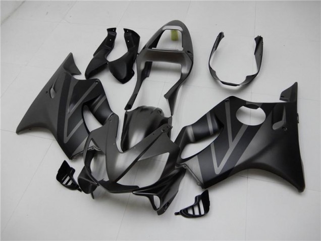 Matte Black Grey 2001-2003 Honda CBR600 F4i Motorcycle Fairings Matte Black Grey 2001-2003 Honda CBR600 F4i Motorcycle Fairings