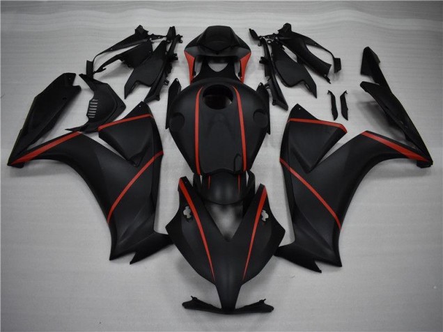 Matte Black Red 2012-2016 Honda CBR1000RR Motorcycle Fairings Matte Black Red 2012-2016 Honda CBR1000RR Motorcycle Fairings