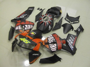 Matte Black Rossi 2005-2006 Honda CBR600RR Motorcycle Fairings