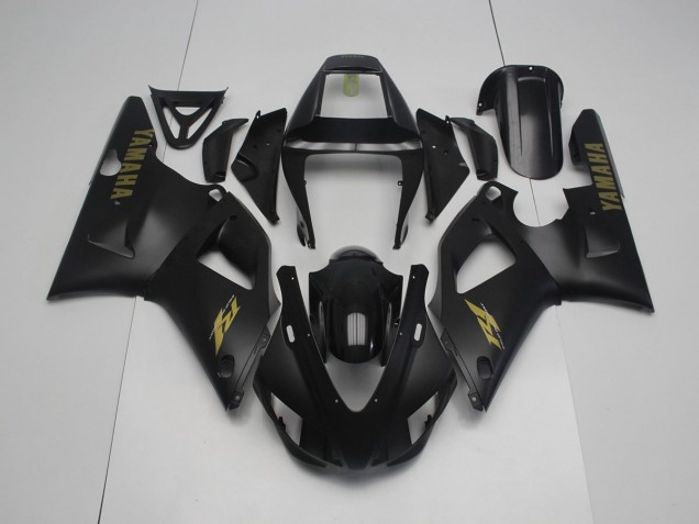 Matte Black Yellow 1998-1999 Yamaha YZF R1 Motorcycle Fairings Matte Black Yellow 1998-1999 Yamaha YZF R1 Motorcycle Fairings