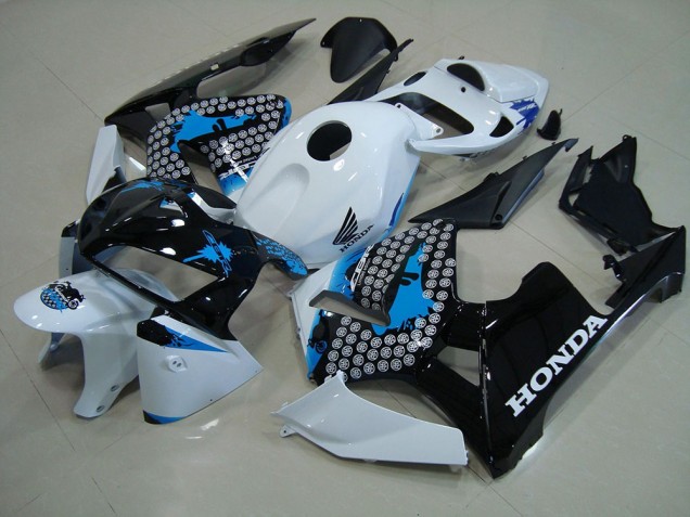 Matte Black with Red Sticker 2005-2006 Honda CBR600RR Motorcycle Fairings Matte Black with Red Sticker 2005-2006 Honda CBR600RR Motorcycle Fairings