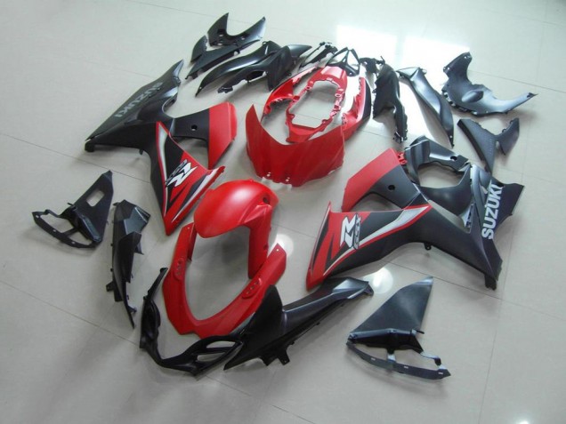 Matte Red Black 2009-2016 Suzuki GSXR 1000 Motorcycle Fairings Matte Red Black 2009-2016 Suzuki GSXR 1000 Motorcycle Fairings