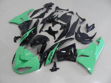 Metallic Green 2009-2012 Kawasaki ZX6R Motorcycle Fairings