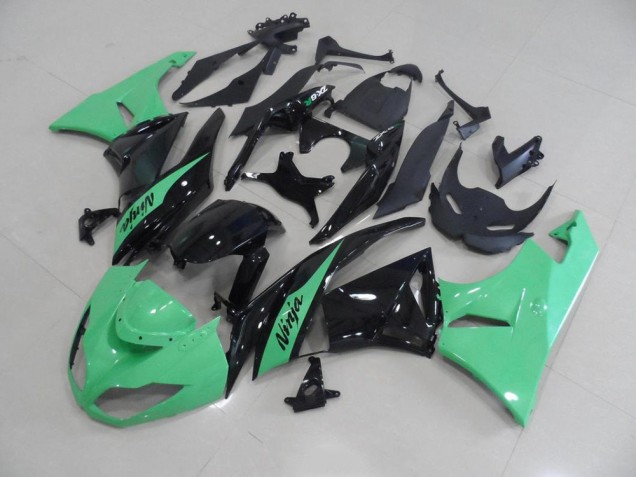 Metallic Green 2009-2012 Kawasaki ZX6R Motorcycle Fairings Metallic Green 2009-2012 Kawasaki ZX6R Motorcycle Fairings