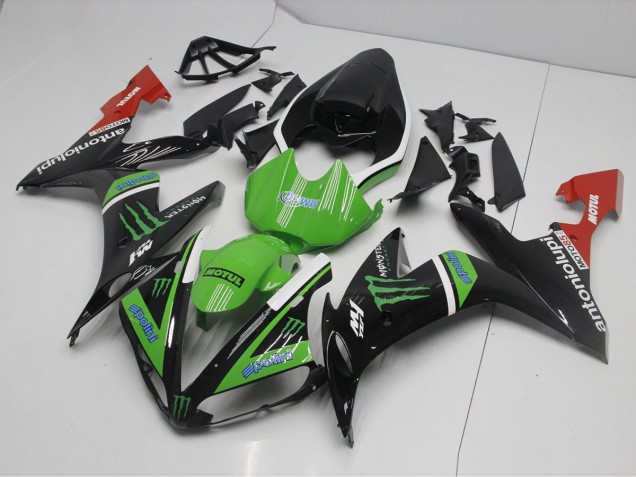 Monster Green 2004-2006 Yamaha YZF R1 Motorcycle Fairings Monster Green 2004-2006 Yamaha YZF R1 Motorcycle Fairings