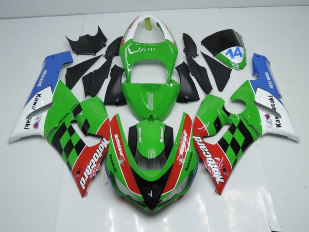 Motocard 2005-2006 Kawasaki ZX6R Motorcycle Fairings Motocard 2005-2006 Kawasaki ZX6R Motorcycle Fairings