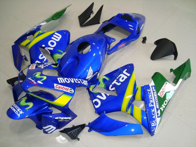 Movistar 2003-2004 Honda CBR600RR Motorcycle Fairing Movistar 2003-2004 Honda CBR600RR Motorcycle Fairing