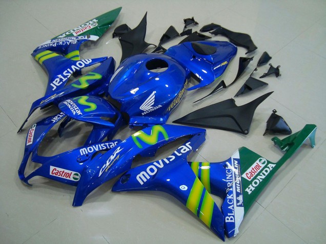 Movistar 2007-2008 Honda CBR600RR Motorcycle Fairings Movistar 2007-2008 Honda CBR600RR Motorcycle Fairings