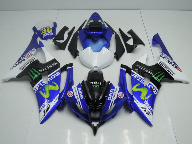 New Movistar 2008-2016 Yamaha YZF R6 Motorcycle Fairings New Movistar 2008-2016 Yamaha YZF R6 Motorcycle Fairings