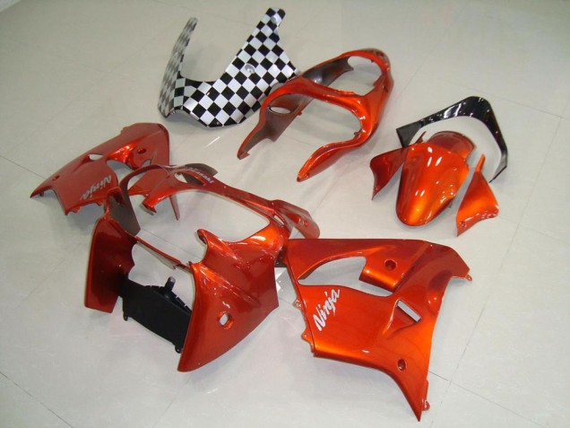 Orange 2000-2001 Kawasaki ZX9R Motorcycle Fairings Orange 2000-2001 Kawasaki ZX9R Motorcycle Fairings