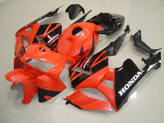 Orange 2005-2006 Honda CBR600RR Motorcycle Fairings Orange 2005-2006 Honda CBR600RR Motorcycle Fairings