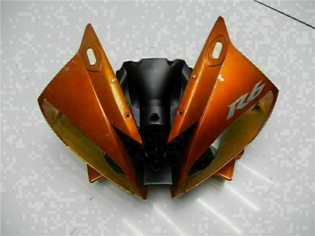 Orange 2006-2007 Yamaha YZF R6 Motorcycle Fairings Orange 2006-2007 Yamaha YZF R6 Motorcycle Fairings