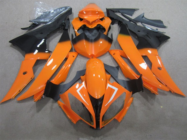 Orange 2008-2016 Yamaha YZF R6 Motorcycle Bodywork Orange 2008-2016 Yamaha YZF R6 Motorcycle Bodywork