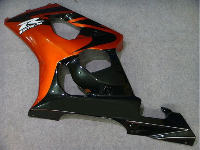 Orange Black 2003-2004 Suzuki GSXR 1000 Motorcycle Fairings Orange Black 2003-2004 Suzuki GSXR 1000 Motorcycle Fairings